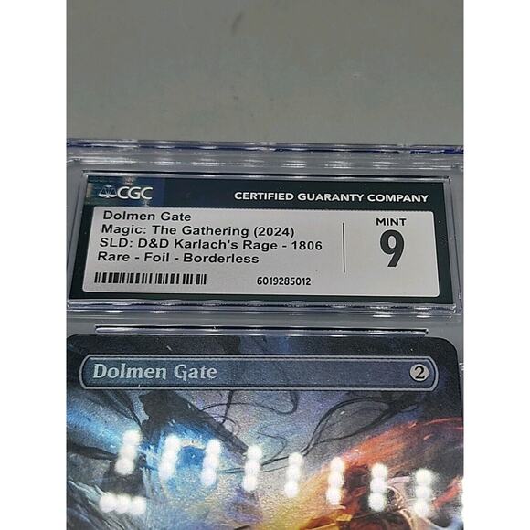 Dolmen Gate, D&D Secret Lair, Foil Borderless Art, MTG CGC 9 Mint - Picture 3 of 5
